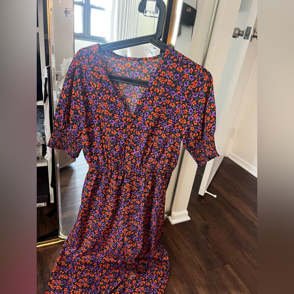 Floral midi dress